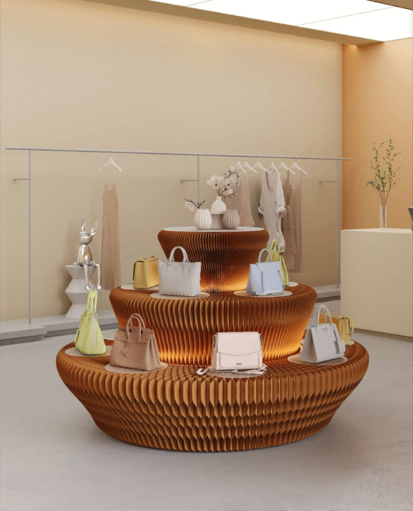 Three Layer Round Display Stand - 画像 (2)