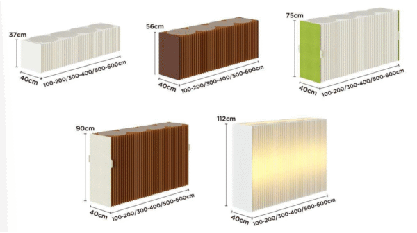 Rectangle Display Long Shelf (With Light or Without Light) - 画像 (7)